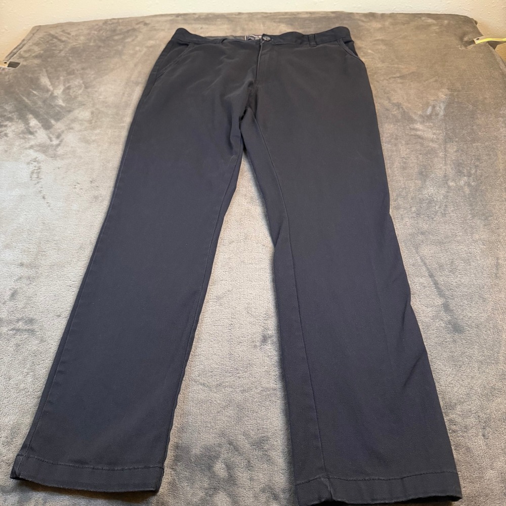 Michael Brandon Chino Pants Mens 34x31 Navy‎ Blue Stretch Slim Fit